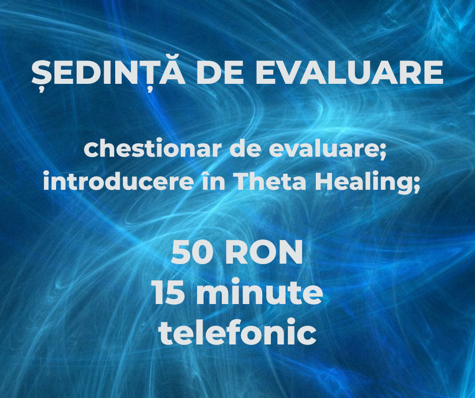 Pret Ședinta Theta Healing